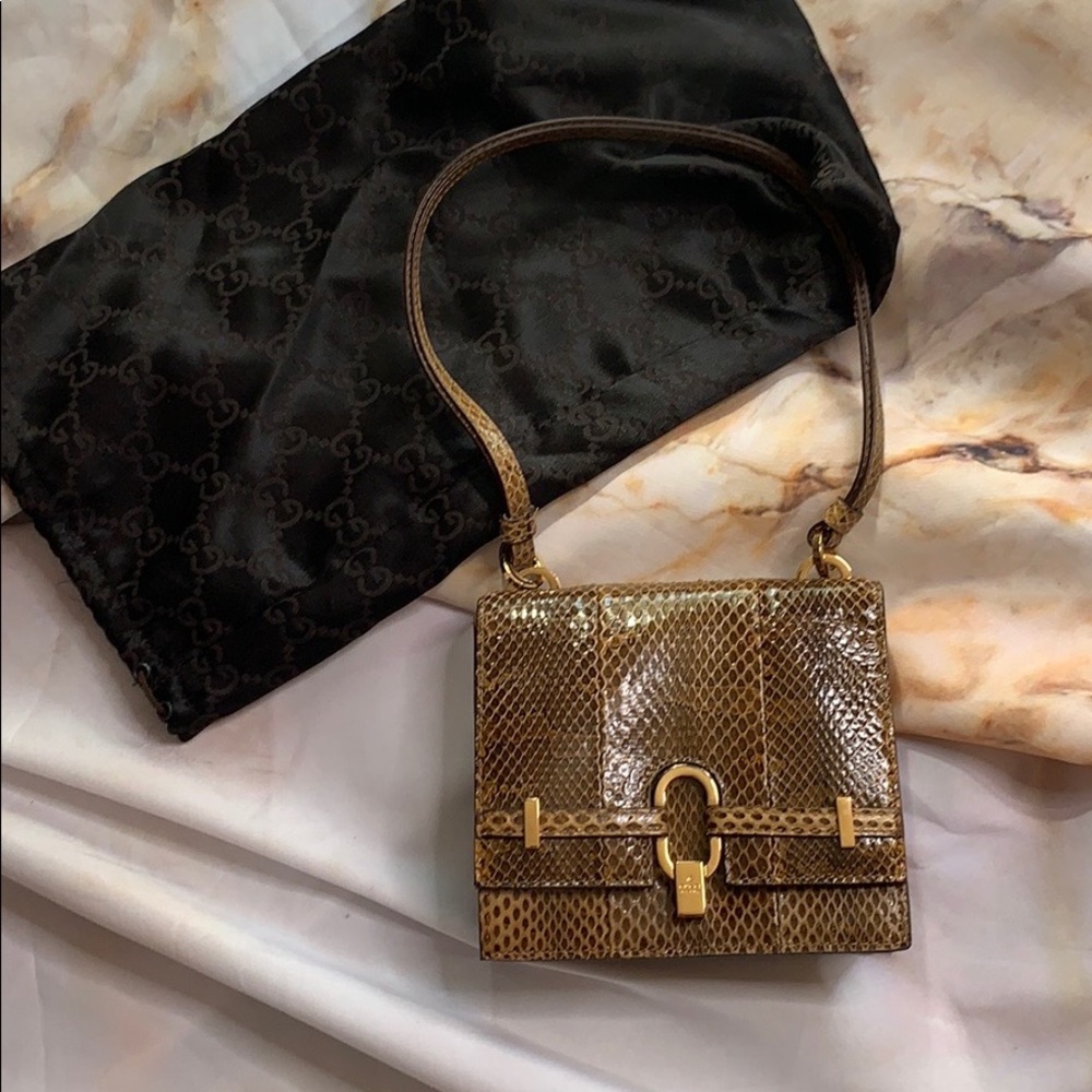 Gucci by Tom Ford python mini bag w/dustbag - Picture 11 of 16